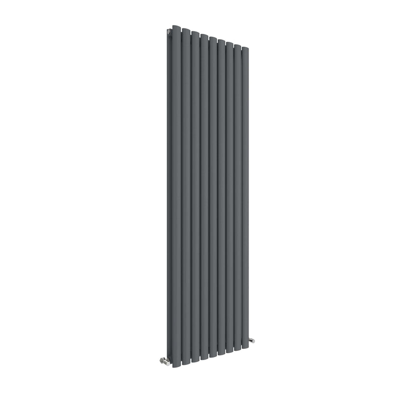 Nuie Revive Anthracite 1800 x 528mm vertical double panel radiator