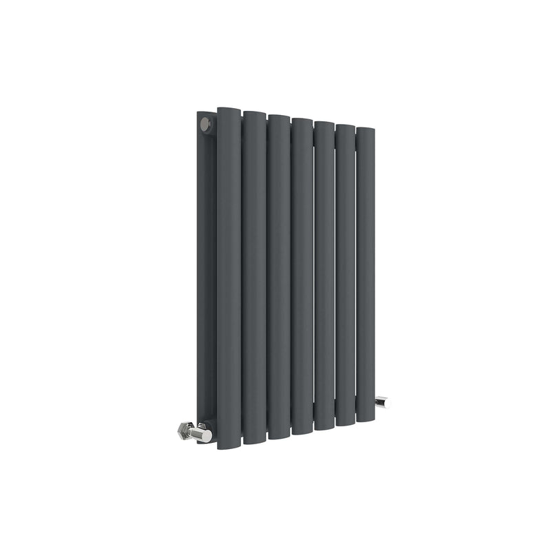 Nuie Revive Anthracite 600 x 412mm horizontal double panel radiator