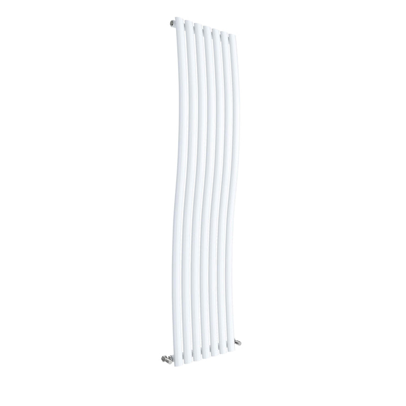 Nuie Revive High Gloss White 1785 x 413mm vertical single panel radiator