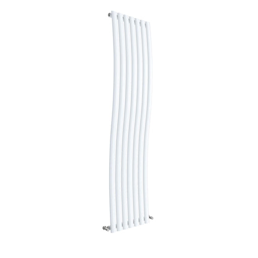 Nuie Revive High Gloss White 1785 x 413mm vertical single panel radiator
