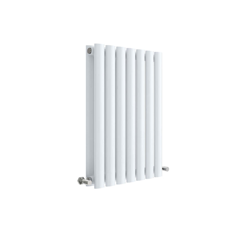 Nuie Revive High Gloss White 600 x 412mm horizontal double panel radiator