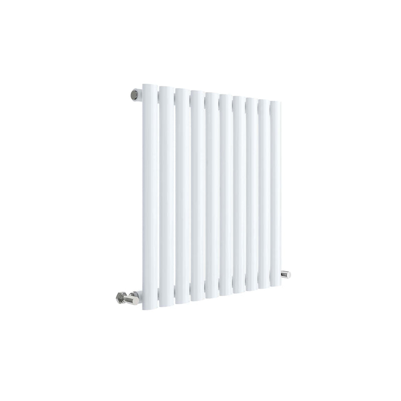Nuie Revive High Gloss White 600 x 586mm horizontal single panel radiator