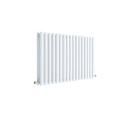 Nuie Revive High Gloss White 600 x 992mm horizontal double panel radiator