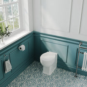 Nuie Richmond traditional back to wall toilet pan lifestyle view