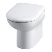 Nuie Round Back to Wall Toilet Pan White (BTW005)