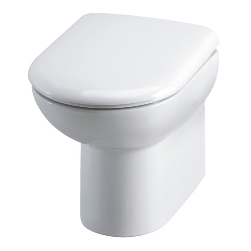 Nuie Round Back to Wall Toilet Pan White (BTW005)