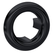 Nuie Round Basin Overflow Cover in Black (OVFL02)