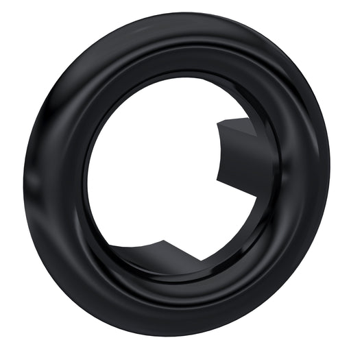 Nuie Round Basin Overflow Cover in Black (OVFL02)