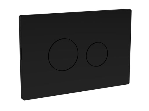Nuie Round Dual Flush Push Button in Black (MDPP02R)
