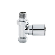 Nuie Chrome Straight Radiator Valve Pack — RV001