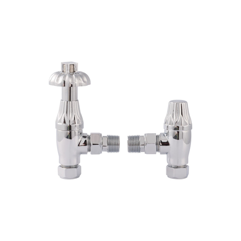 Nuie Chrome Thermostatic Radiator Valve Pack — RV007