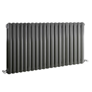 Nuie Salvia Anthracite 635 x 1223mm horizontal column radiator