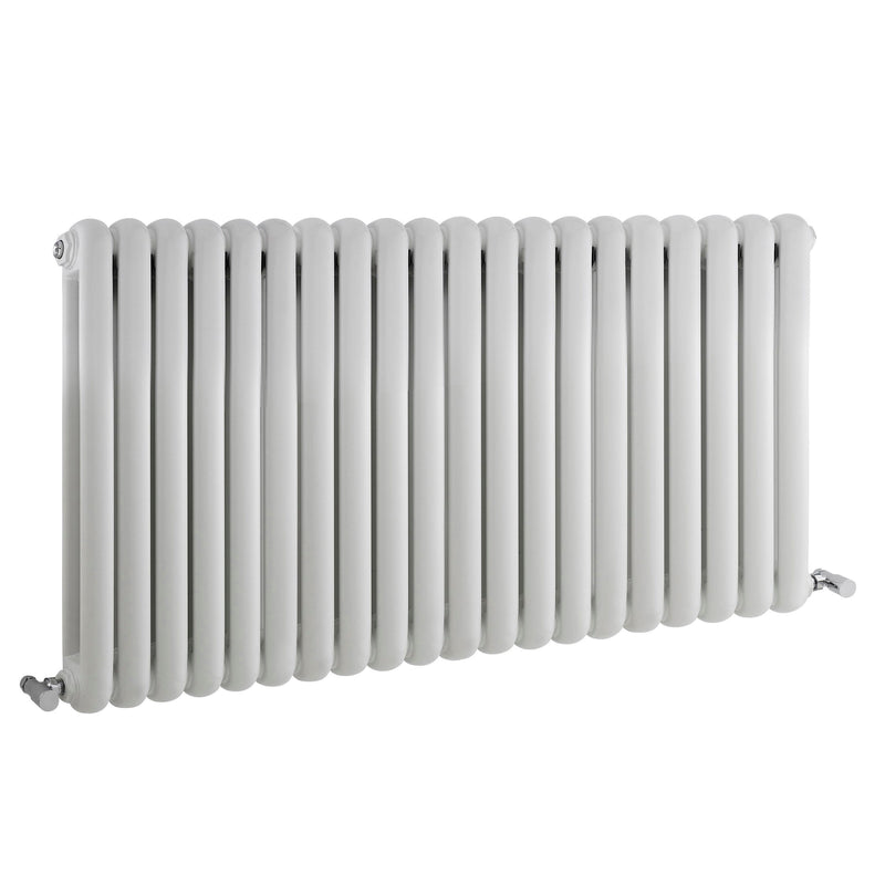 Nuie Salvia White 635 x 1223mm horizontal column radiator
