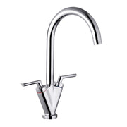 Nuie Sarani Compact Two Handle Kitchen Mixer Tap in Chrome (KSU305DL)