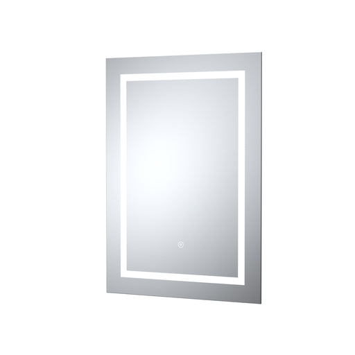 Nuie Sculptor 500x700mm silver LED touch sensor mirror