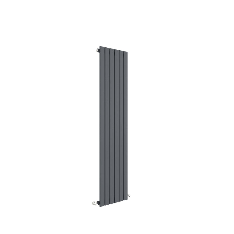 Nuie Sloane Anthracite 1500 x 354mm vertical single panel radiator