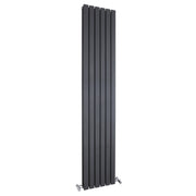 Nuie Sloane Anthracite 1800 x 354mm vertical double panel radiator
