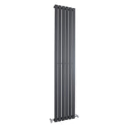 Nuie Sloane Anthracite 1800 x 354mm vertical single panel radiator