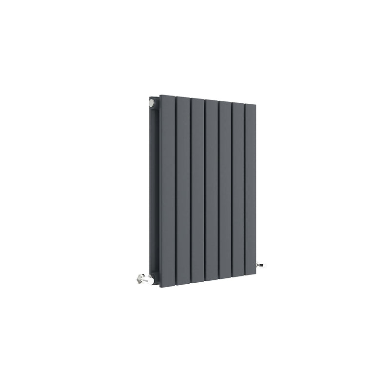 Nuie Sloane Anthracite 600 x 412mm horizontal double panel radiator