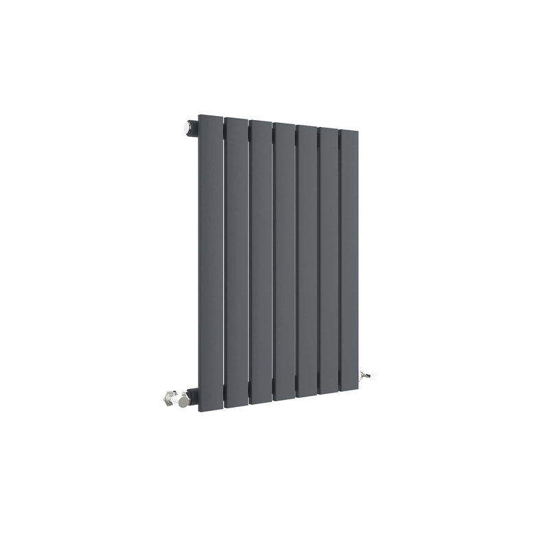 Nuie Sloane Anthracite 600 x 412mm horizontal single panel radiator