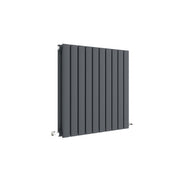 Nuie Sloane Anthracite 600 x 586mm horizontal double panel radiator