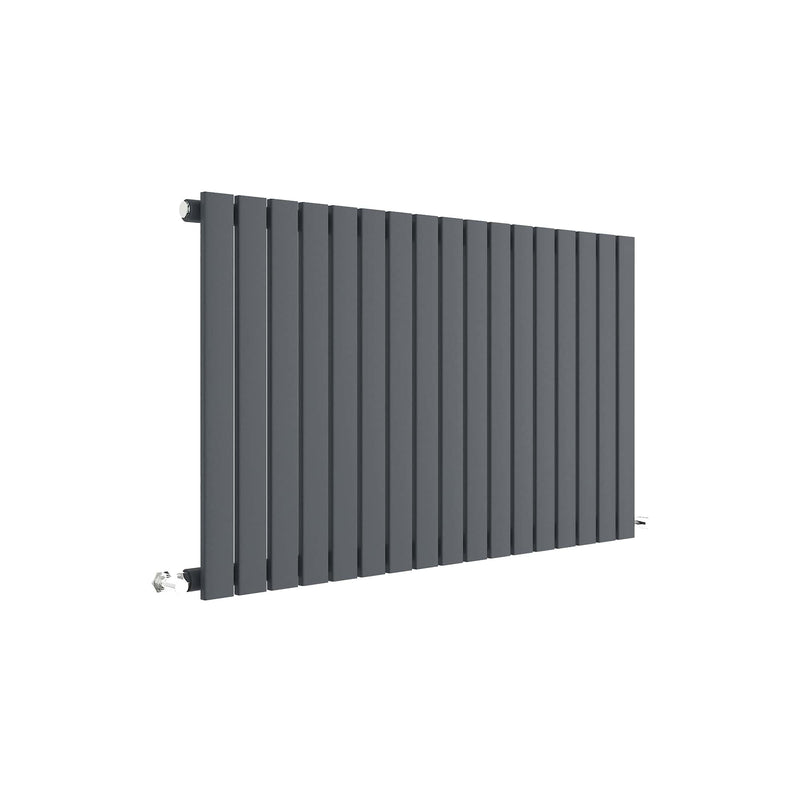 Nuie Sloane Anthracite 600 x 992mm horizontal single panel radiator
