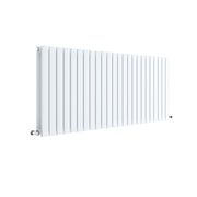 Nuie Sloane Satin White 600 x 1398mm horizontal double panel radiator