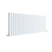 Nuie Sloane Satin White 600 x 1572mm horizontal double panel radiator