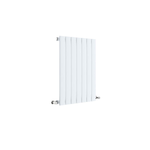 Nuie Sloane Satin White 600 x 412mm horizontal single panel radiator