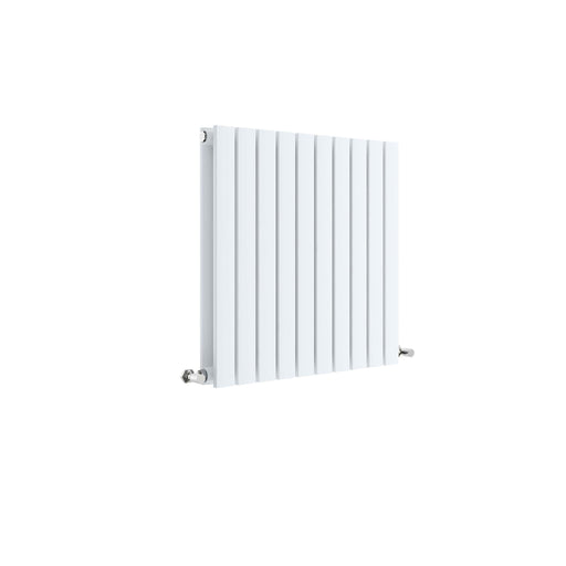 Nuie Sloane Satin White 600 x 586mm horizontal double panel radiator