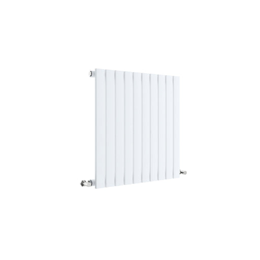 Nuie Sloane Satin White 600 x 586mm horizontal single panel radiator