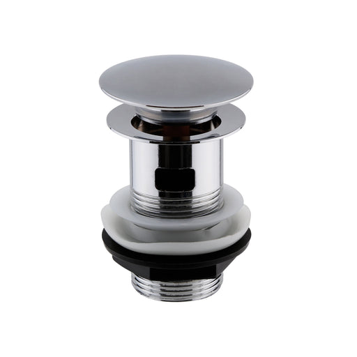 Nuie Slotted Push Button Basin Waste Chrome (EK303)