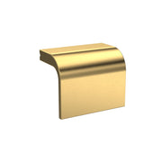 Nuie Square Furniture Knob in 312mm Brushed Brass (H312)