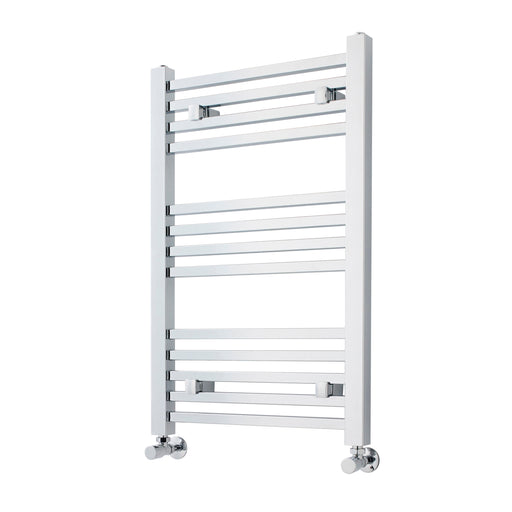 Nuie Square Ladder Chrome 800 x 500mm vertical heated towel rail