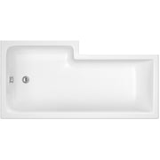 Nuie Square Shower Bath with Legs (All Sizes) in 1700mm Right Hand (WBS1785R)
