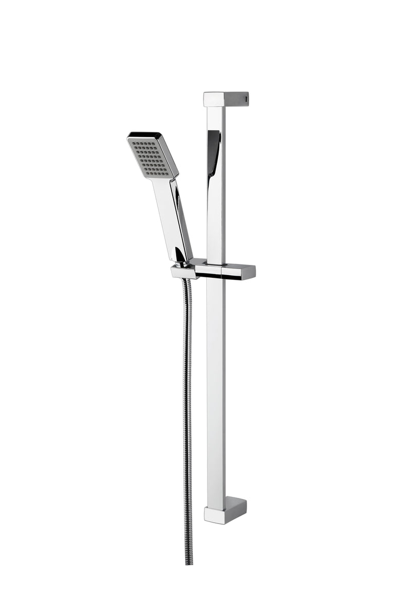 Nuie Chrome Shower Slide Rail Kit — STY059