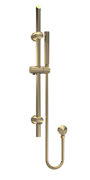 Nuie Brushed Brass Shower Slide Rail Kit — STY842