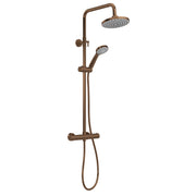 Nuie Thermostatic Bar Shower Valve with Riser Kit in Brushed Bronze (JTY1575)