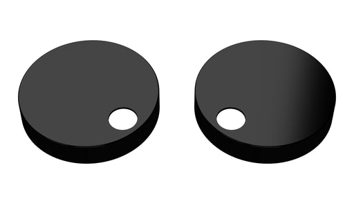 Nuie Toilet Seat Cover Caps Matt Black (TSC402)