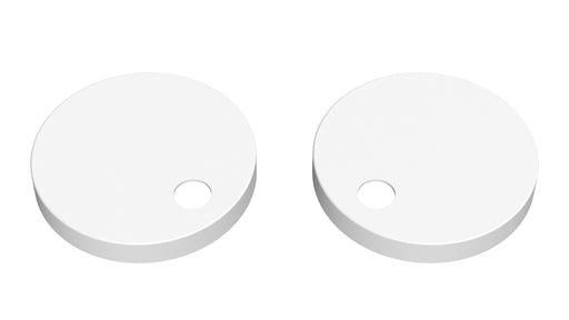 Nuie Toilet Seat Cover Caps Matt White (TSC101)
