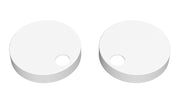 Nuie Toilet Seat Cover Caps Matt White (TSC102)