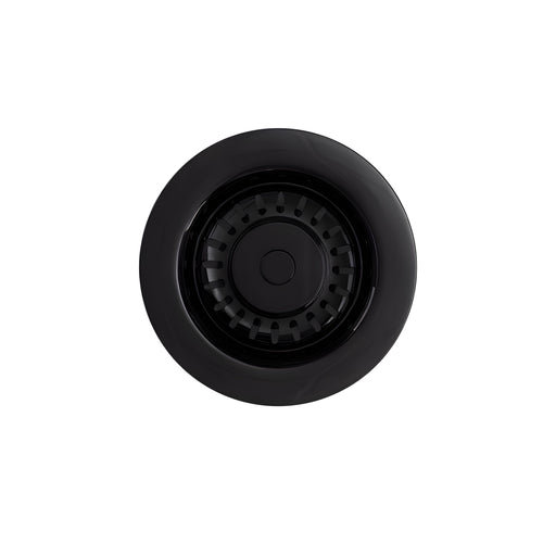 Nuie Top Fix Basket Strainer Kitchen Sink Waste with Overflow in Matt Black (PDT-000740)
