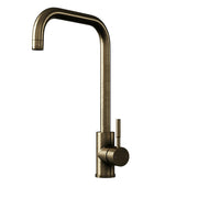Nuie Top Fix Square Kitchen Tap in Antique Brass (PDT-001329)