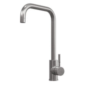 Nuie Top Fix Square Kitchen Tap in Brushed Steel (PDT-001328)