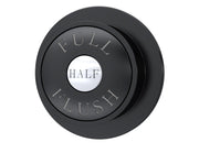 Nuie Traditional Dual Flush Push Button in Black (TDPB02)