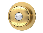 Nuie Traditional Dual Flush Push Button in Brushed Brass (TDPB03)