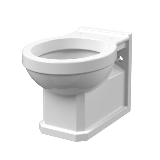 Nuie Traditional Wall Hung Toilet Pan Matt White (NCS840)