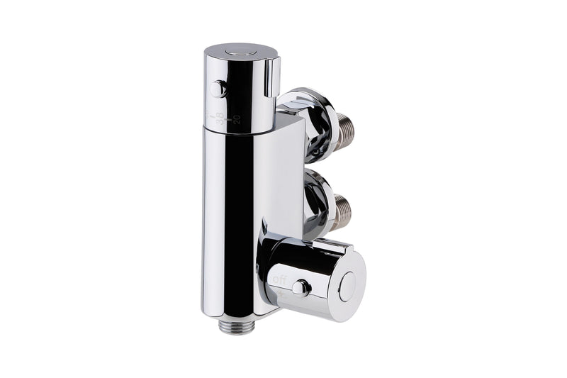 Nuie Vertical Thermostatic Bar Shower Valve Chrome (VBS023)