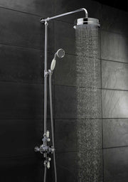 Nuie Victorian Chrome Triple Thermostatic Exposed Shower Valve lifestyle image