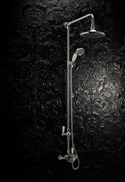 Nuie Victorian Chrome Dual Thermostatic Exposed Shower Valve lifestyle image